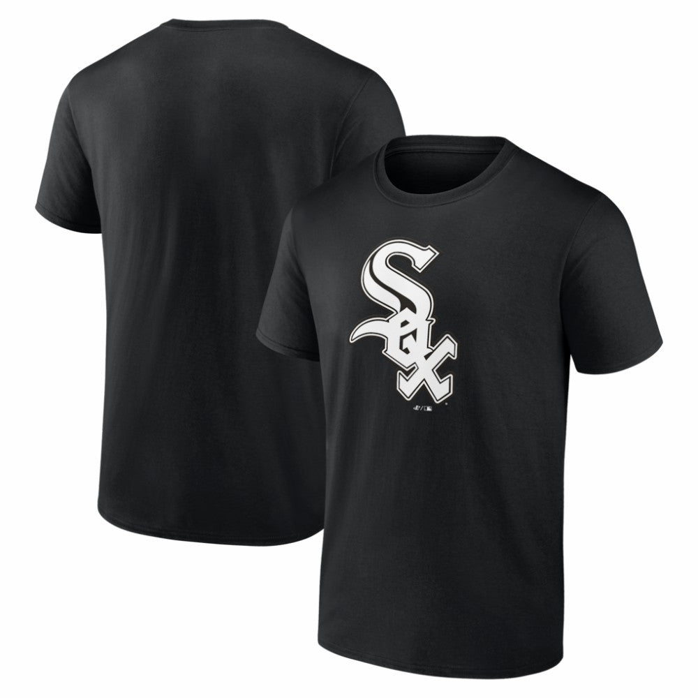 Black Chicago White Sox Logo Athletic Official Logo T-Shirt