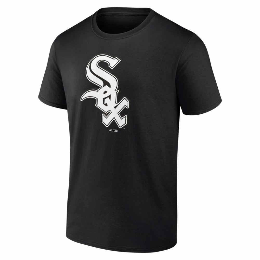 Black Chicago White Sox Logo Athletic Official Logo T-Shirt