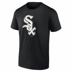 Black Chicago White Sox Logo Athletic Official Logo T-Shirt