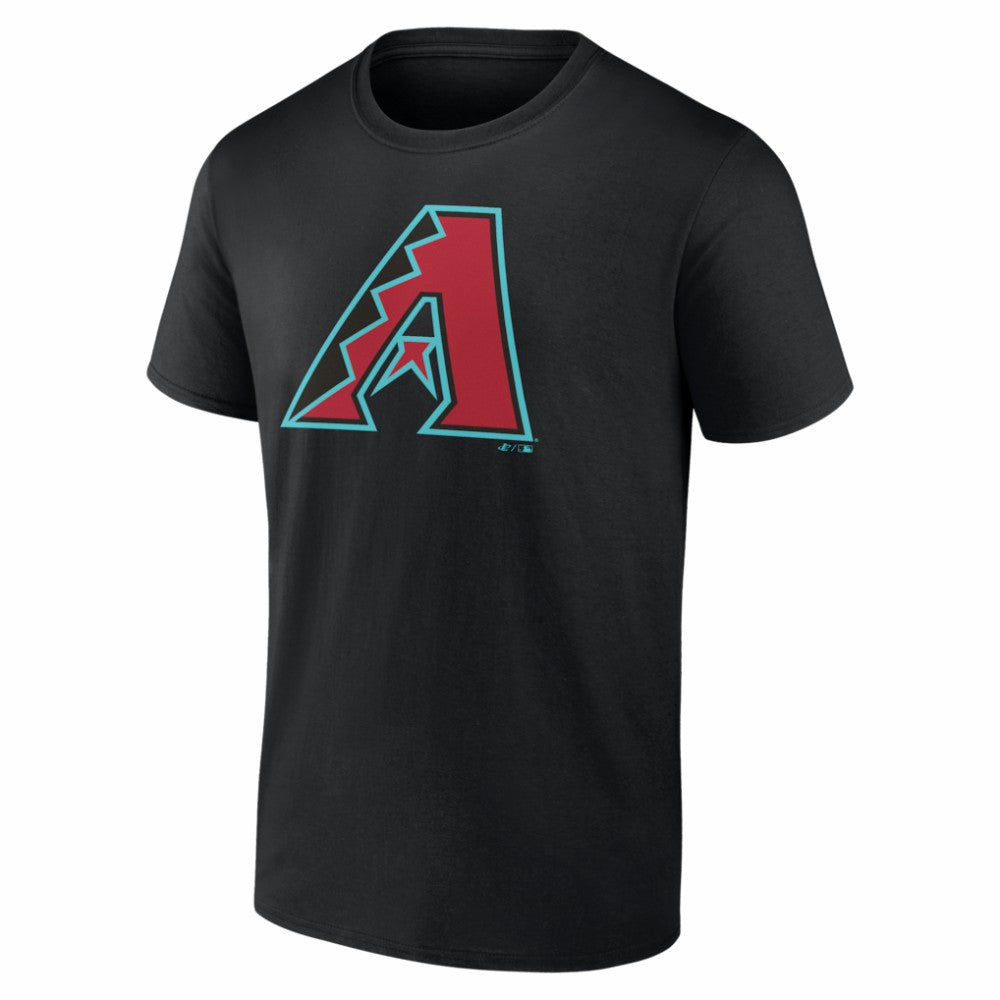 Black Arizona Diamondbacks Logo Athletic Official Logo T-Shirt