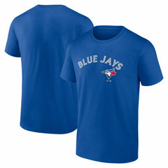 Royal Toronto Blue Jays Logo Athletic Wordmark T-Shirt