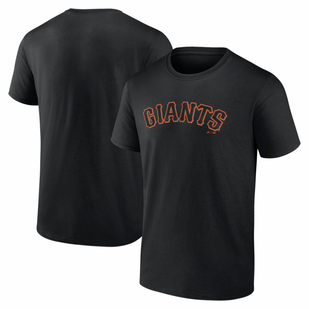 Black San Francisco Giants Logo Athletic Wordmark T-Shirt