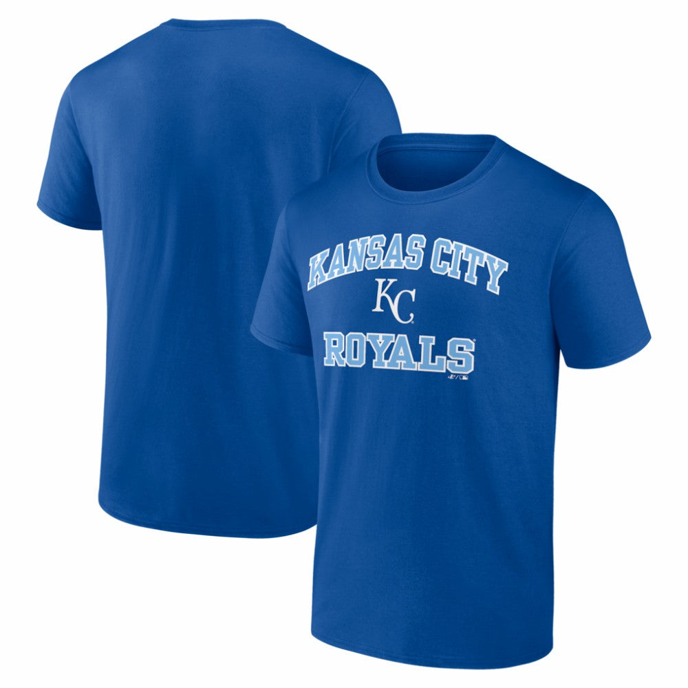 Royal Kansas City Royals Logo Athletic Heart and Soul T-Shirt