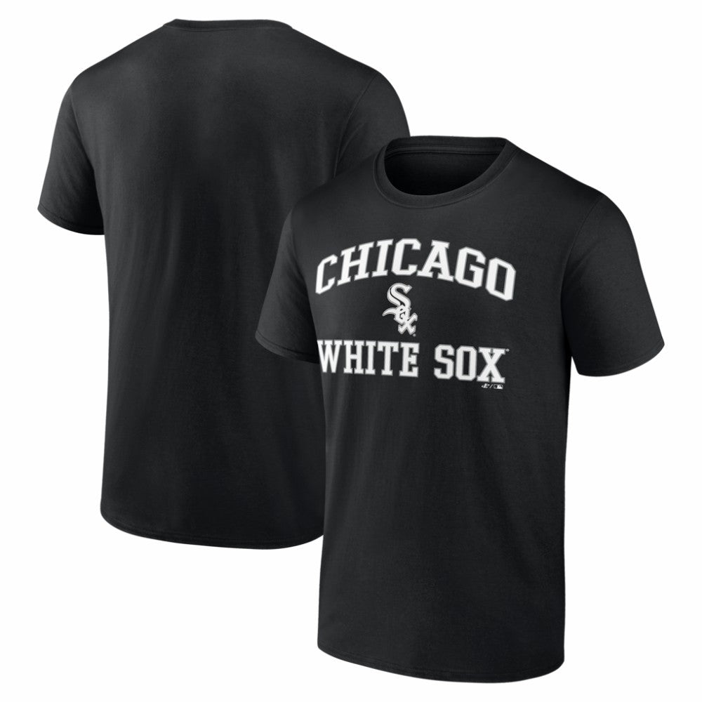 Black Chicago White Sox Logo Athletic Heart and Soul T-Shirt