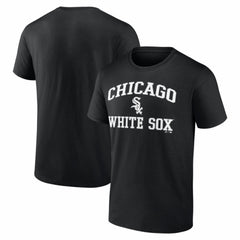 Black Chicago White Sox Logo Athletic Heart and Soul T-Shirt