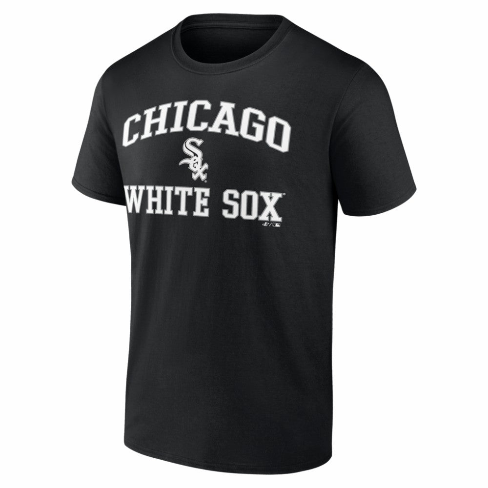 Black Chicago White Sox Logo Athletic Heart and Soul T-Shirt