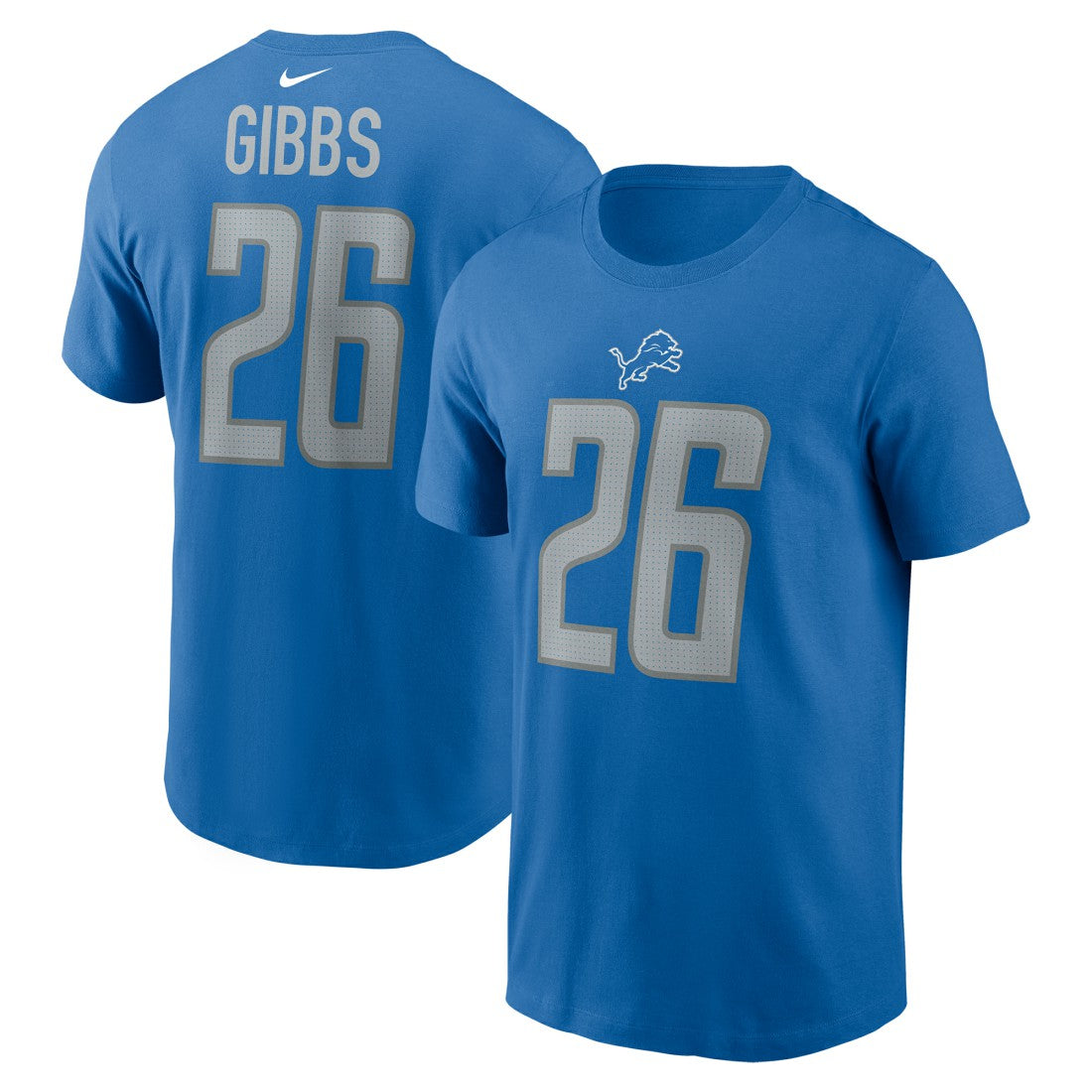 Jahmyr Gibbs  2023 NFL Draft First Round Pick Player Name & Number T-Shirt - Detroit Lions T-shirts
