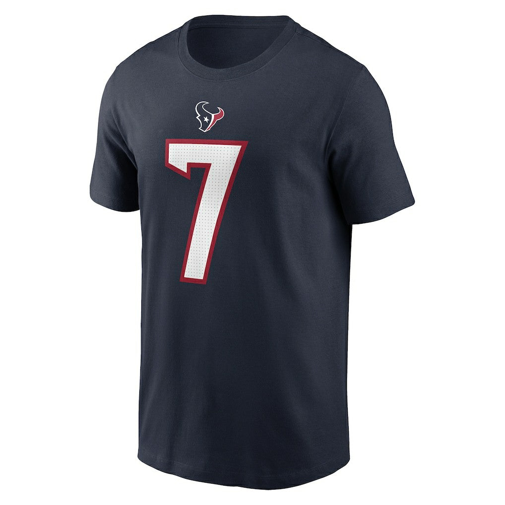C.J. Stroud  Player Name & Number T-Shirt - Houston Texans T-shirts