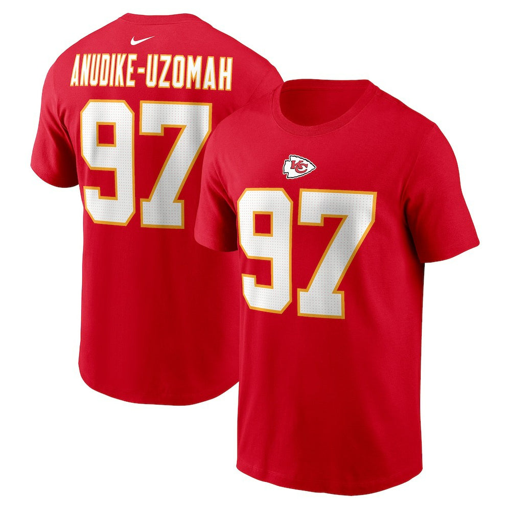 Felix Anudike-Uzomah  Player Name & Number T-Shirt - Kansas City Chiefs T-shirts