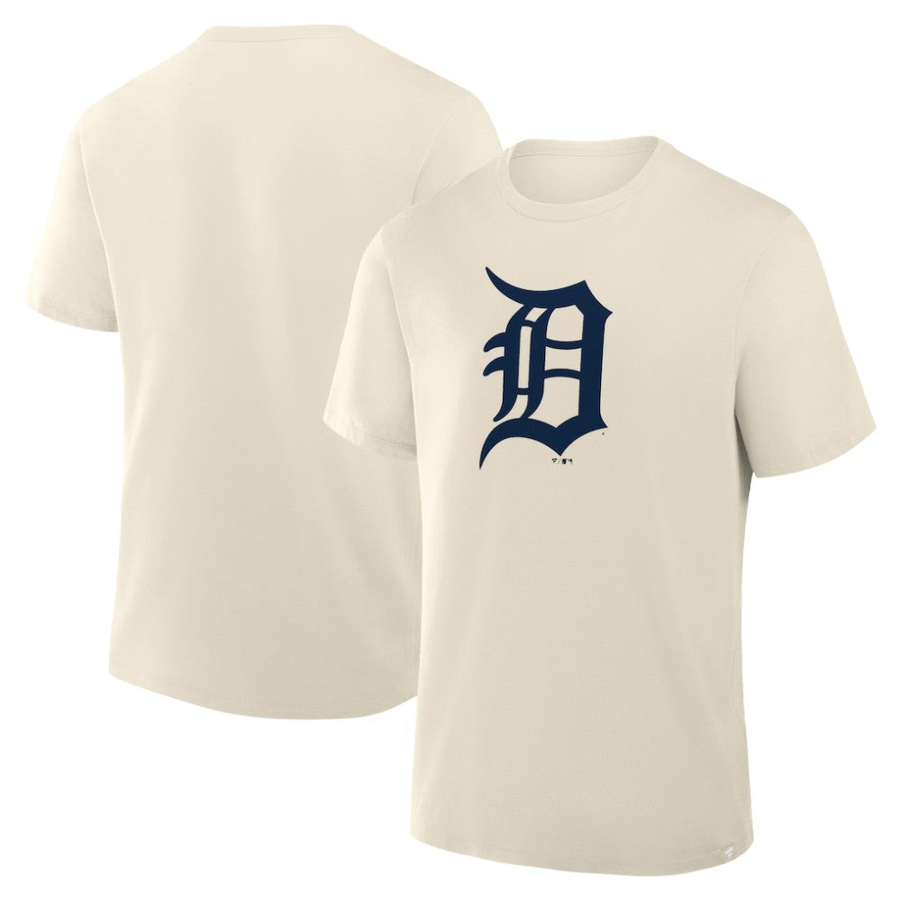 Cream Detroit Tigers Fanatics Primary Logo Legacy T-Shirt