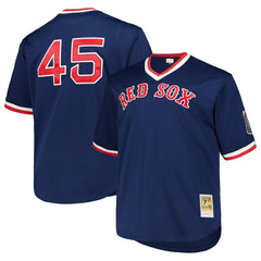 Navy Pedro Martinez Boston Red Sox Mitchell & Ness 1999 Cooperstown Collection Mesh Pullover Jersey