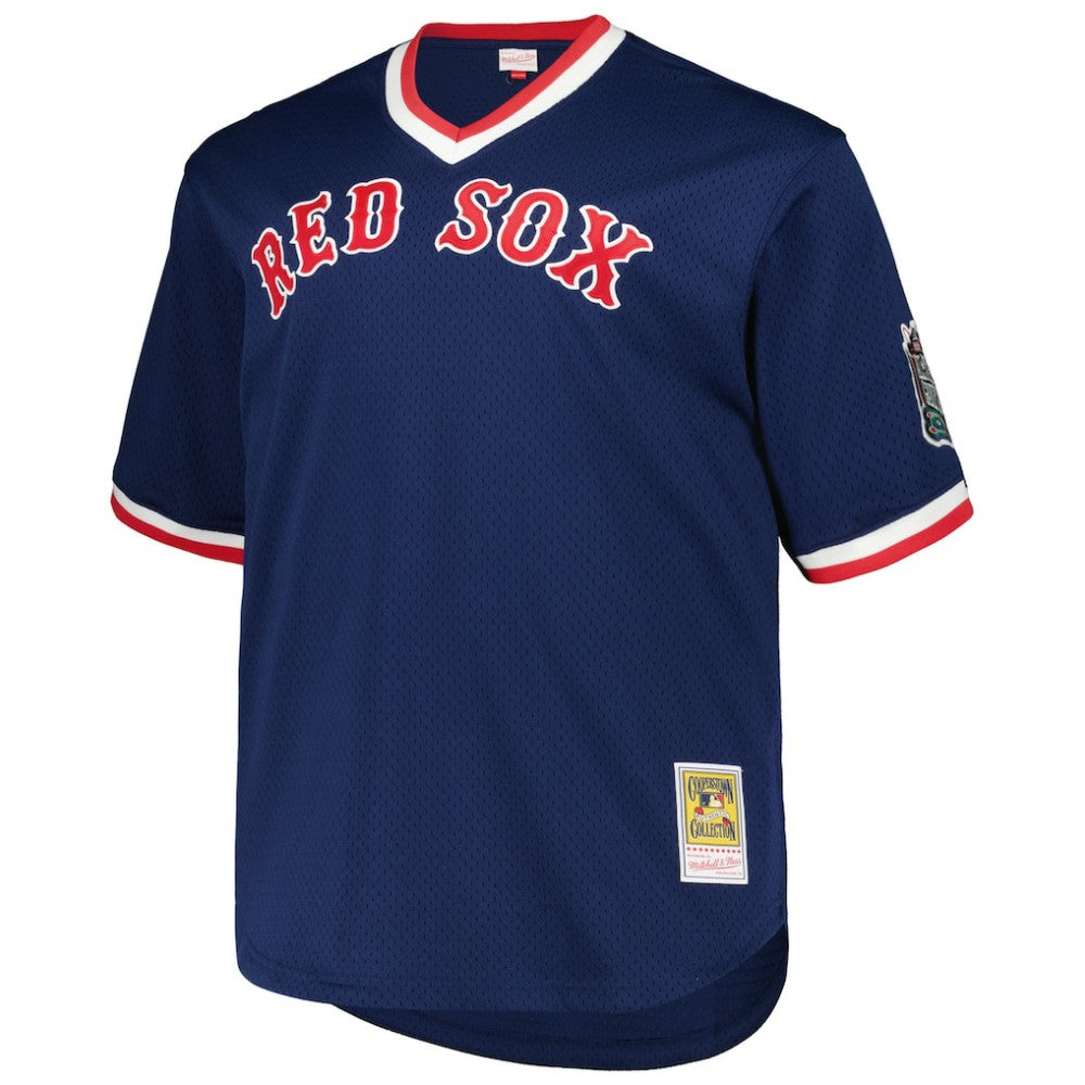 Navy Pedro Martinez Boston Red Sox Mitchell & Ness 1999 Cooperstown Collection Mesh Pullover Jersey