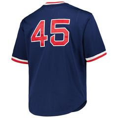 Navy Pedro Martinez Boston Red Sox Mitchell & Ness 1999 Cooperstown Collection Mesh Pullover Jersey
