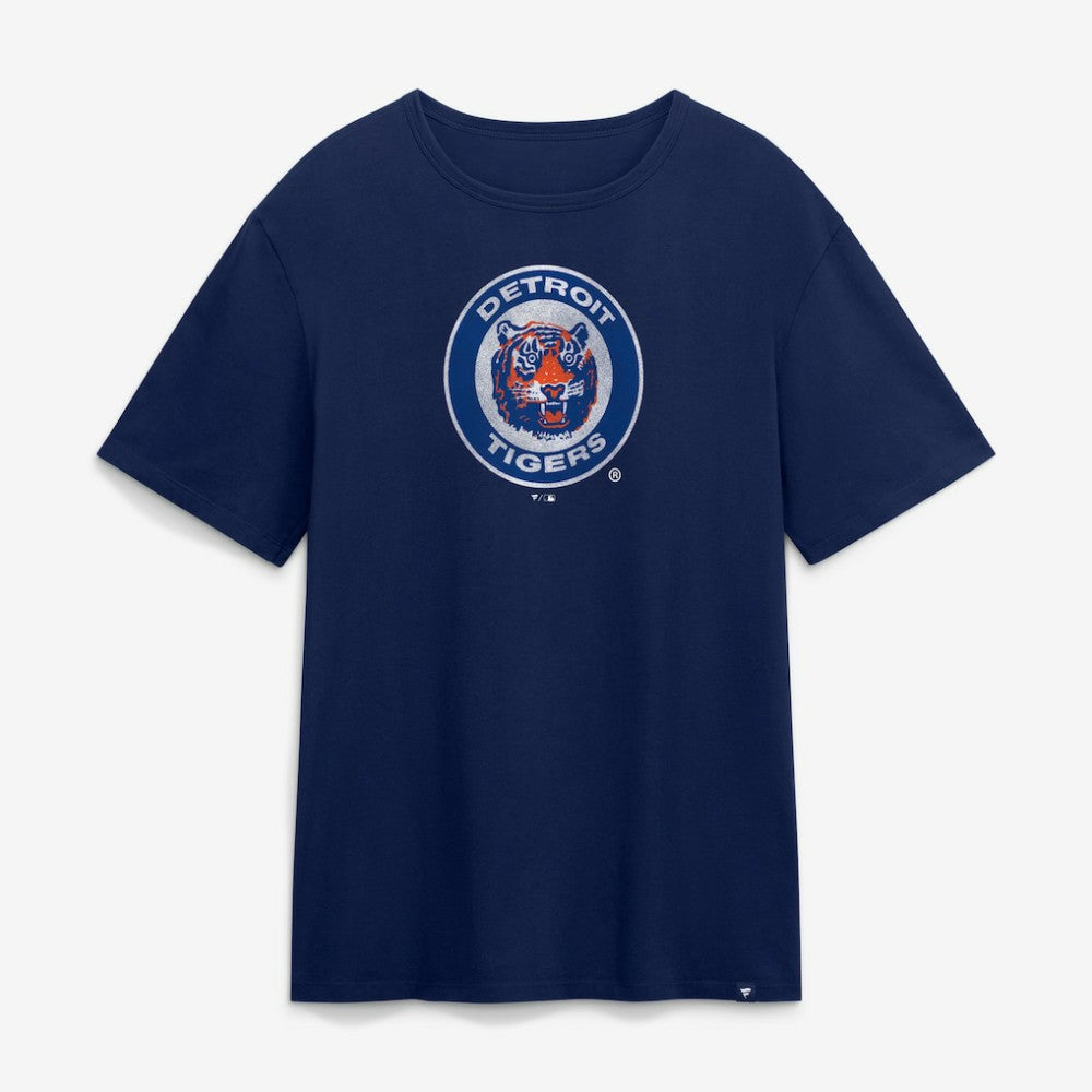 Navy Detroit Tigers Fanatics Vintage Logo Legacy T-Shirt