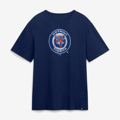 Navy Detroit Tigers Fanatics Vintage Logo Legacy T-Shirt