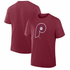 Burgundy Philadelphia Phillies Fanatics Vintage Logo Legacy T-Shirt