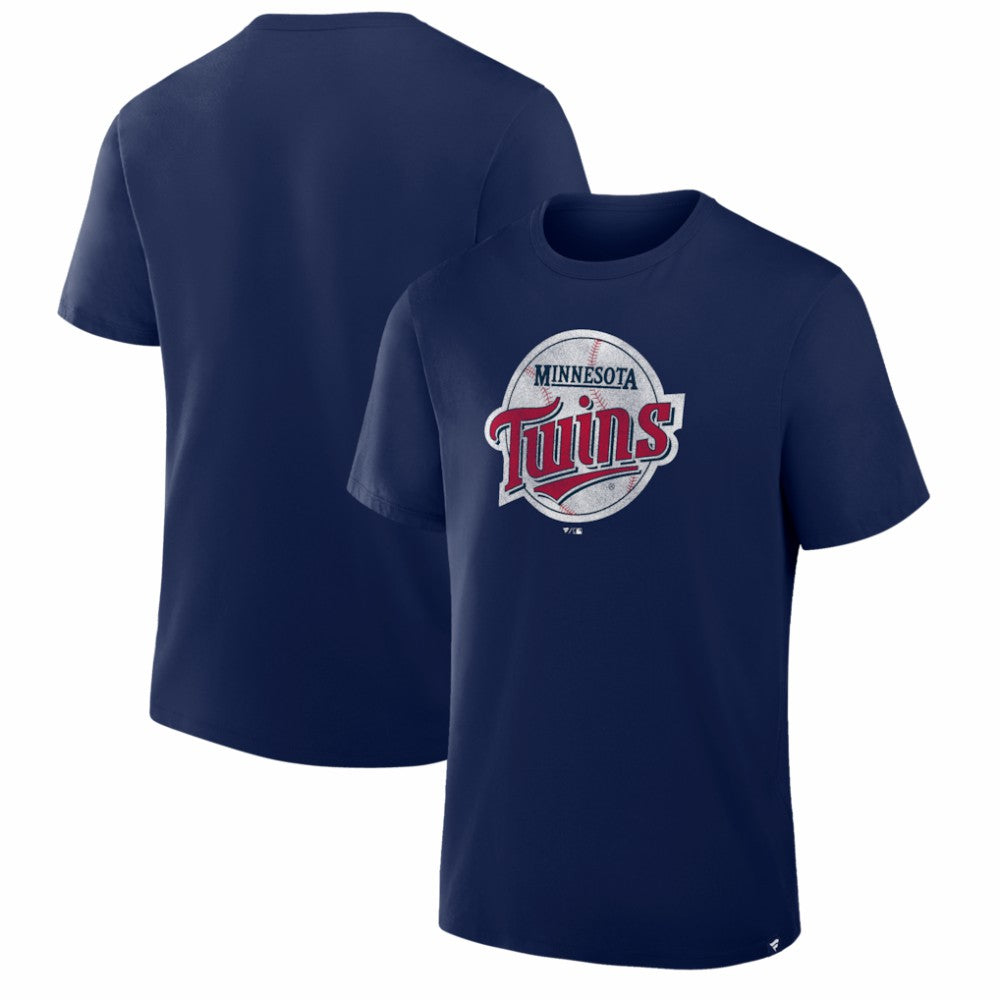 Navy Minnesota Twins Fanatics Vintage Logo Legacy T-Shirt