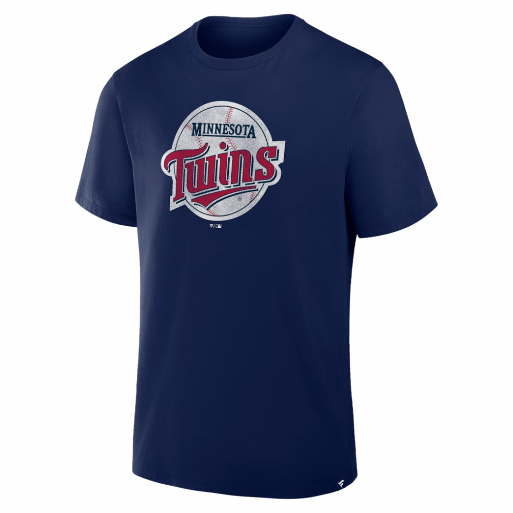 Navy Minnesota Twins Fanatics Vintage Logo Legacy T-Shirt