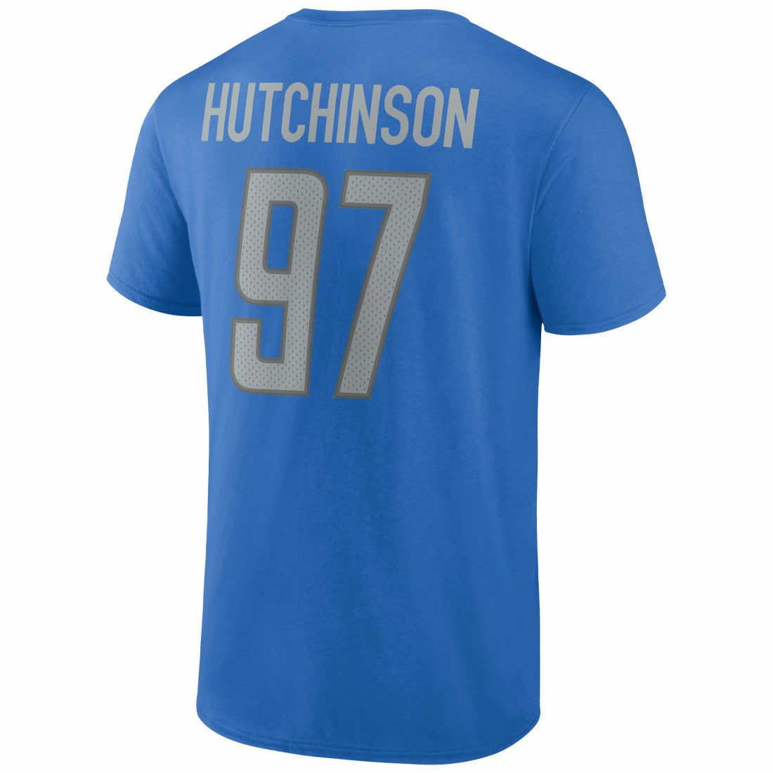 Aidan Hutchinson  Player Icon Name & Number T-Shirt - Detroit Lions T-shirts