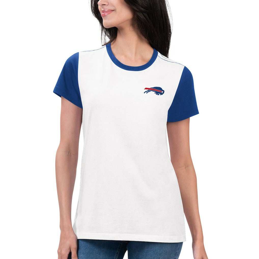 G-III 4Her by Carl Banks Women's Fashion Illustration T-Shirt - Buffalo Bills T-shirts