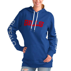 G-III 4Her by Carl Banks Women's Extra Inning Pullover Hoodie - Buffalo Bills Hoodies