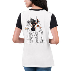 G-III 4Her by Carl Banks Women's Fashion Illustration T-Shirt - Cincinnati Bengals T-shirts