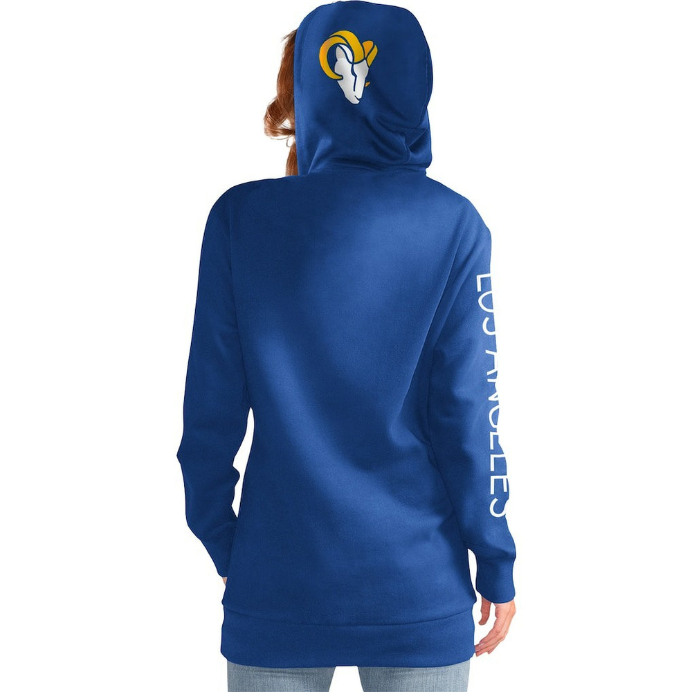 G-III 4Her by Carl Banks Women's Extra Inning Pullover Hoodie - Los Angeles Rams Hoodies