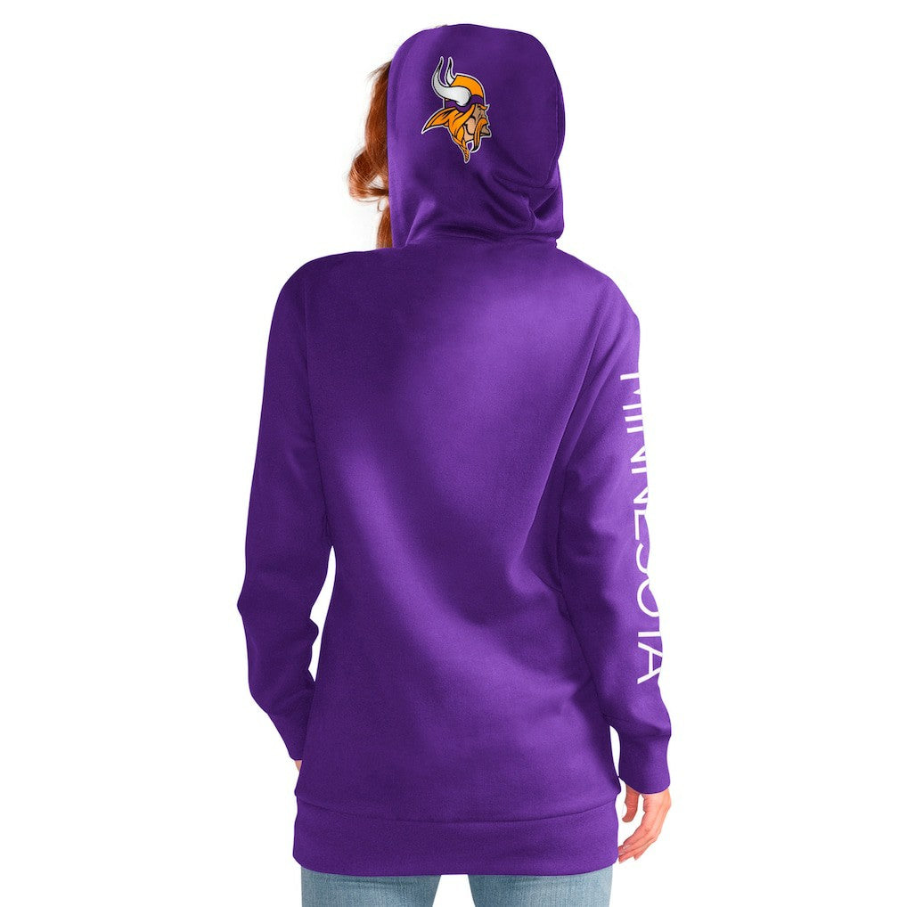G-III 4Her by Carl Banks Women's Extra Inning Pullover Hoodie - Minnesota Vikings Hoodies
