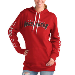 G-III 4Her by Carl Banks Women's Extra Inning Pullover Hoodie - Tampa Bay Buccaneers Hoodies