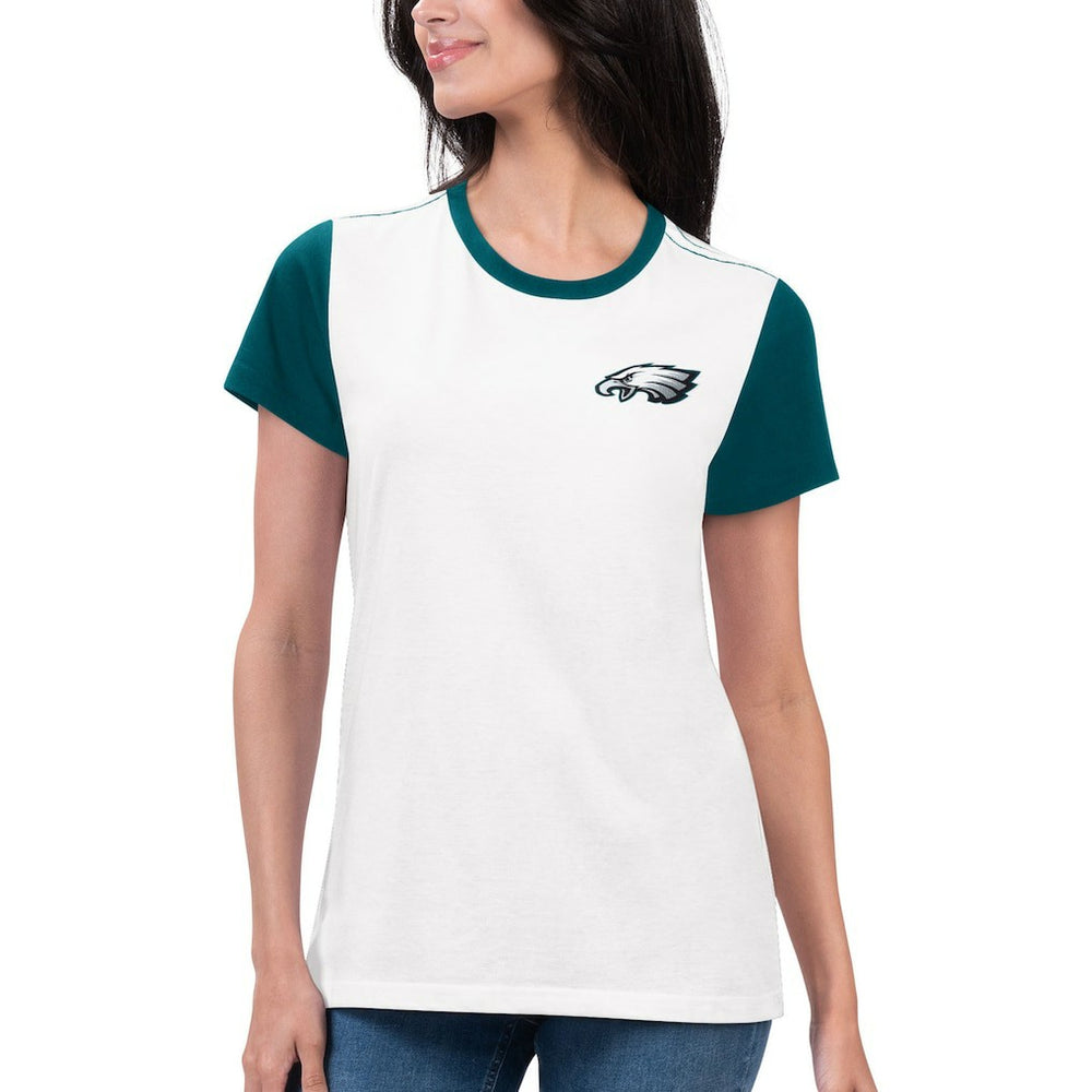 G-III 4Her by Carl Banks Women's Fashion Illustration T-Shirt - Philadelphia Eagles T-shirts