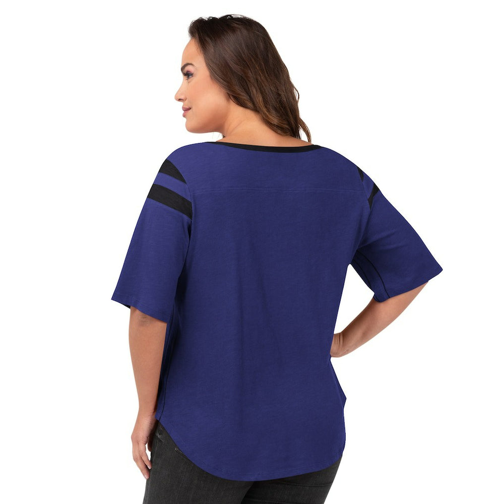 G-III 4Her by Carl Banks Women's Plus Size Linebacker T-Shirt - Baltimore Ravens T-shirts