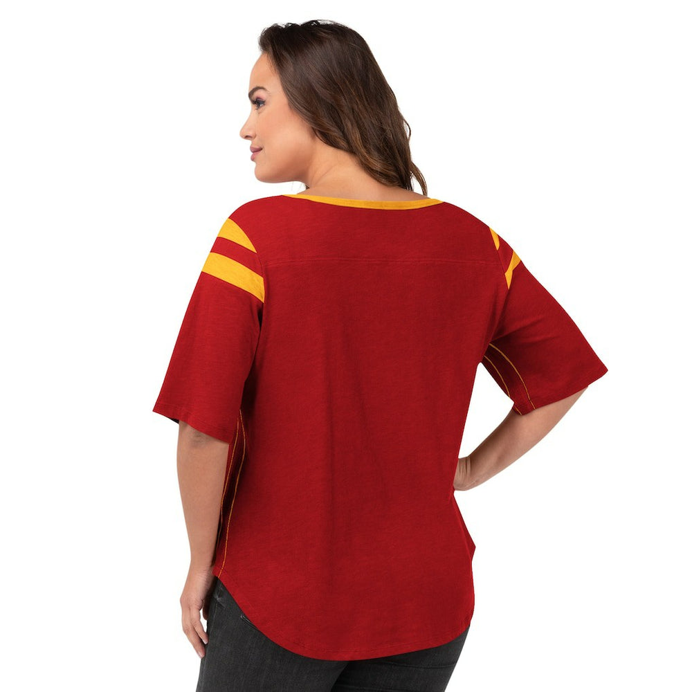 G-III 4Her by Carl Banks Women's Plus Size Linebacker T-Shirt - Kansas City Chiefs T-shirts