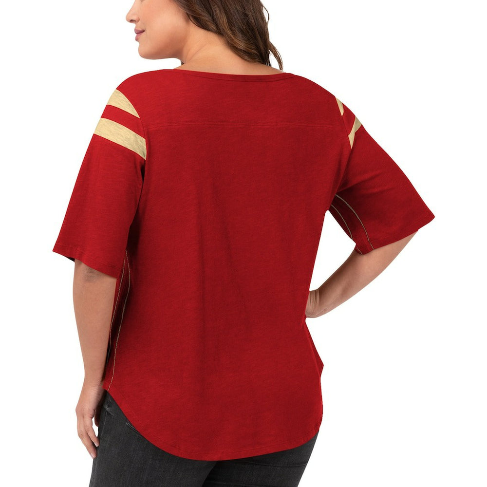 G-III 4Her by Carl Banks Women's Plus Size Linebacker T-Shirt - San Francisco 49ers T-shirts