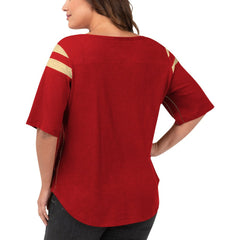 G-III 4Her by Carl Banks Women's Plus Size Linebacker T-Shirt - San Francisco 49ers T-shirts