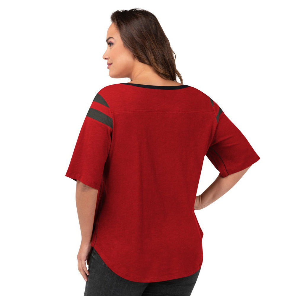 G-III 4Her by Carl Banks Women's Plus Size Linebacker T-Shirt - Tampa Bay Buccaneers T-shirts