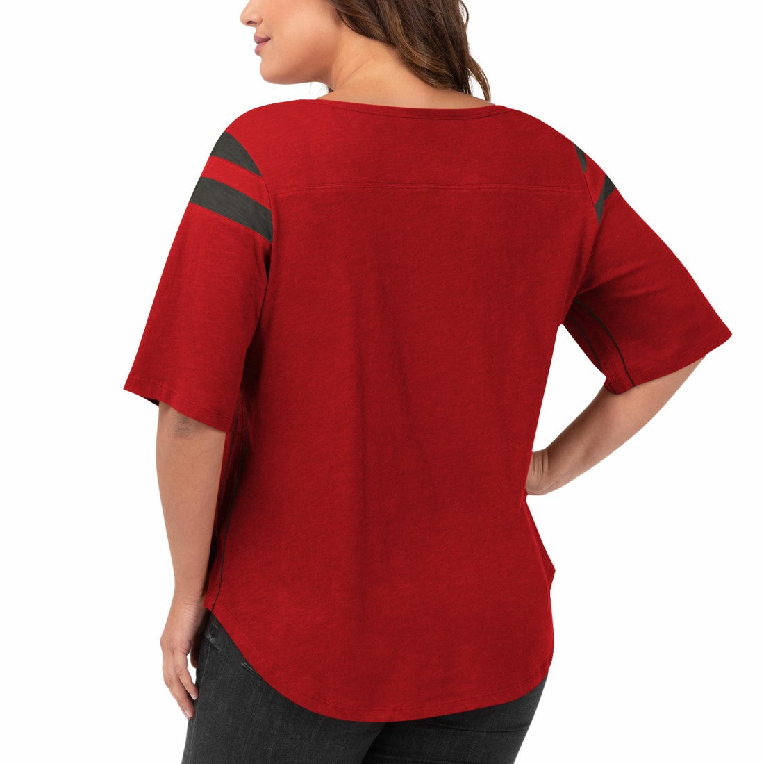 G-III 4Her by Carl Banks Women's Plus Size Linebacker T-Shirt - Tampa Bay Buccaneers T-shirts