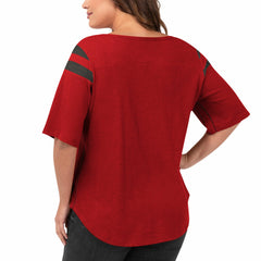 G-III 4Her by Carl Banks Women's Plus Size Linebacker T-Shirt - Tampa Bay Buccaneers T-shirts