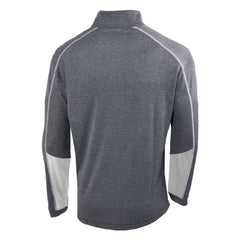 Charcoal/White Seattle Mariners Columbia Omni-Wick Shotgun 2.0 Quarter-Zip Pullover Top