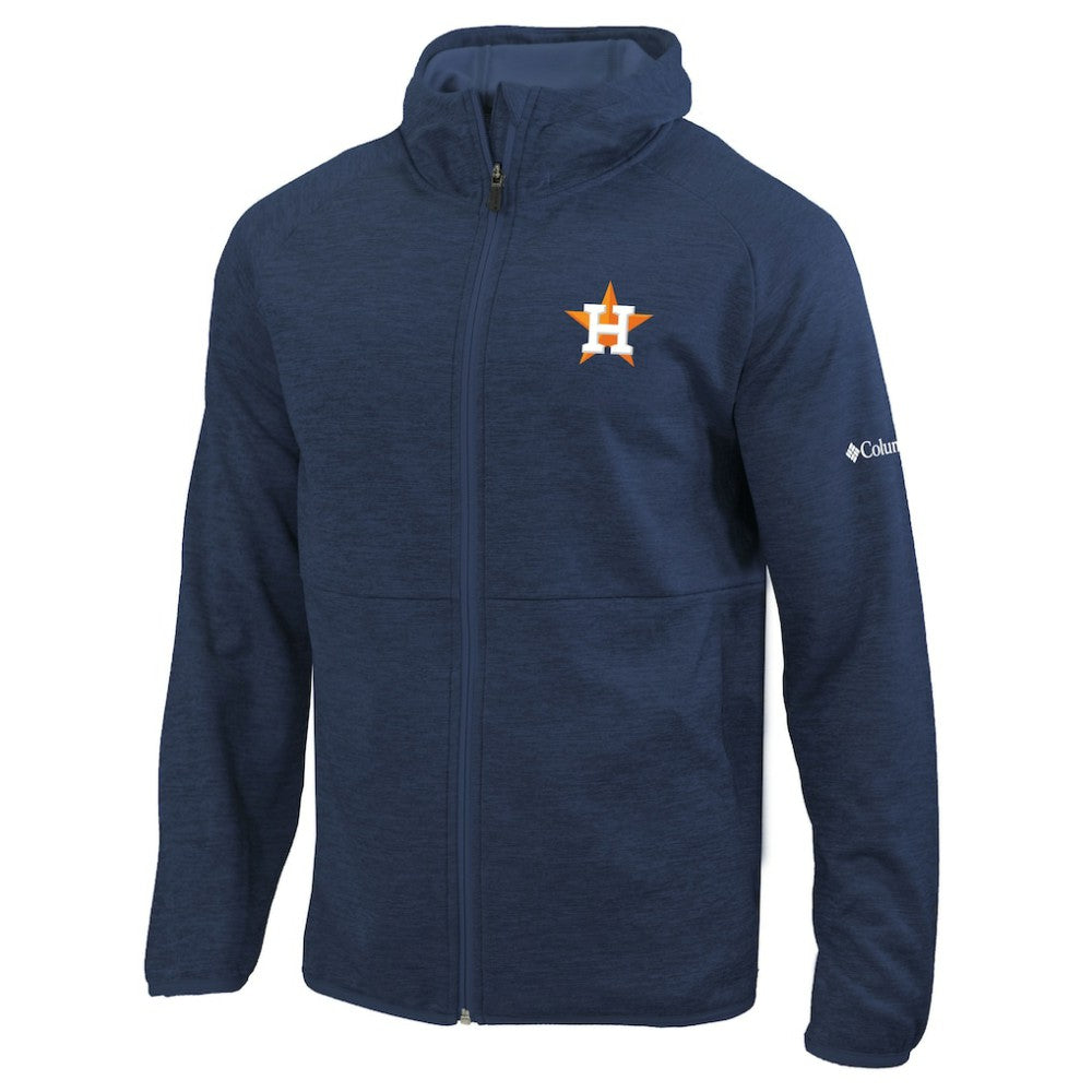 Navy Houston Astros Columbia Omni-Wick It's Time Full-Zip Jacket