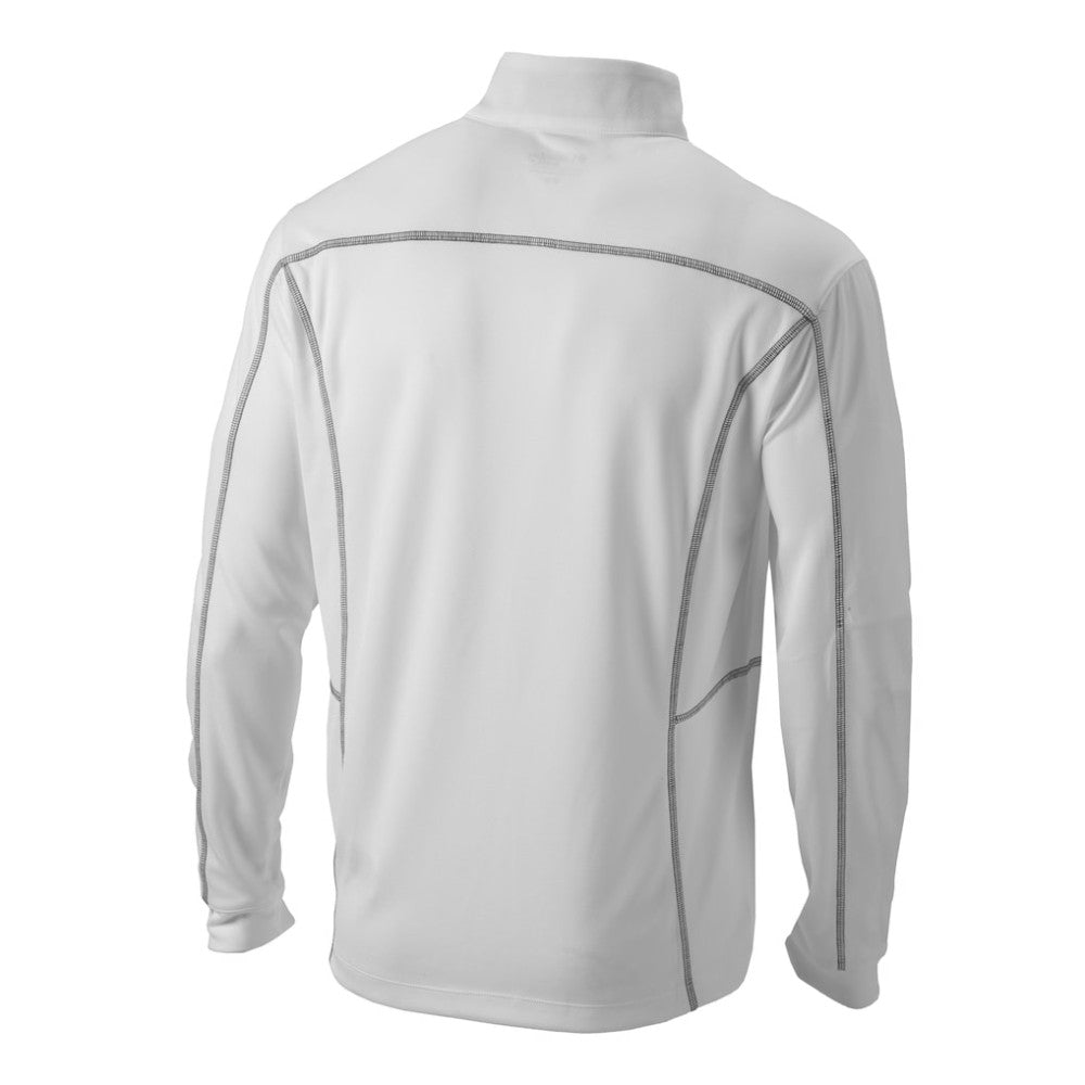White Seattle Mariners Columbia Omni-Wick Shotgun Quarter-Zip Pullover Top