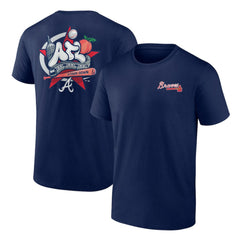 Navy Atlanta Braves Hometown Collection Nice Kicks T-Shirt