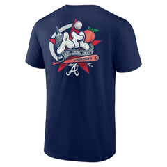 Navy Atlanta Braves Hometown Collection Nice Kicks T-Shirt