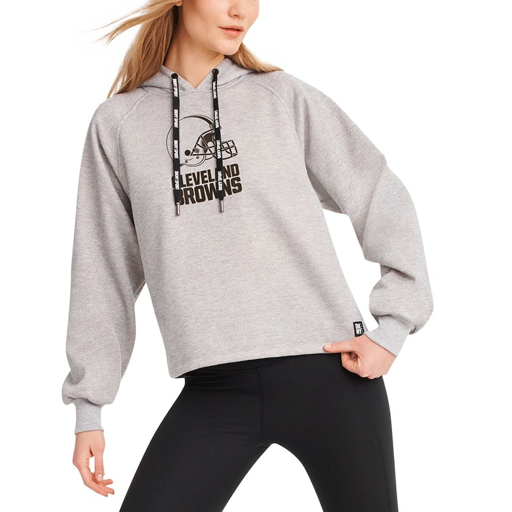 DKNY Sport Women's Debbie Dolman Raglan Pullover Hoodie - Cleveland Browns Hoodies