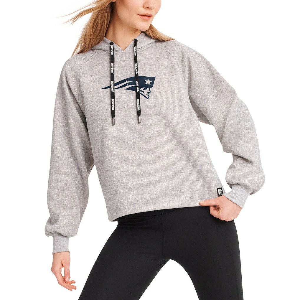 DKNY Sport Women's Debbie Dolman Raglan Pullover Hoodie - New England Patriots Hoodies