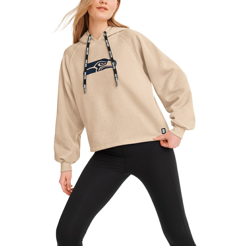 DKNY Sport Women's Debbie Dolman Raglan Pullover Hoodie - Seattle Seahawks Hoodies