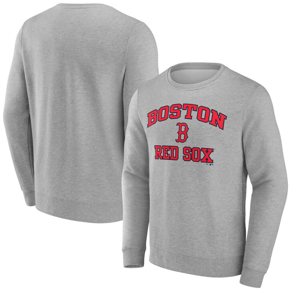 Heather Gray Boston Red Sox Heart & Soul Pullover Sweatshirt