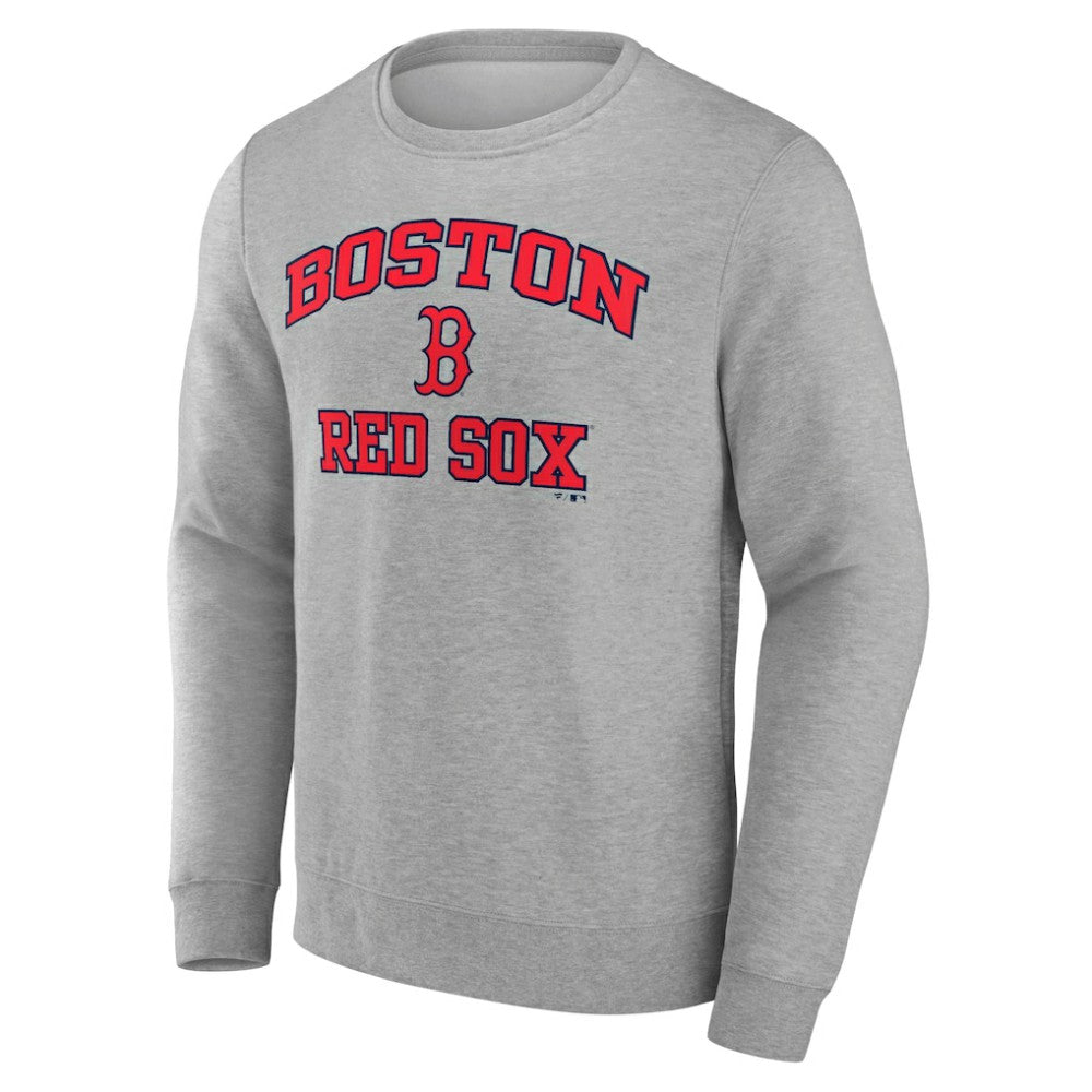 Heather Gray Boston Red Sox Heart & Soul Pullover Sweatshirt
