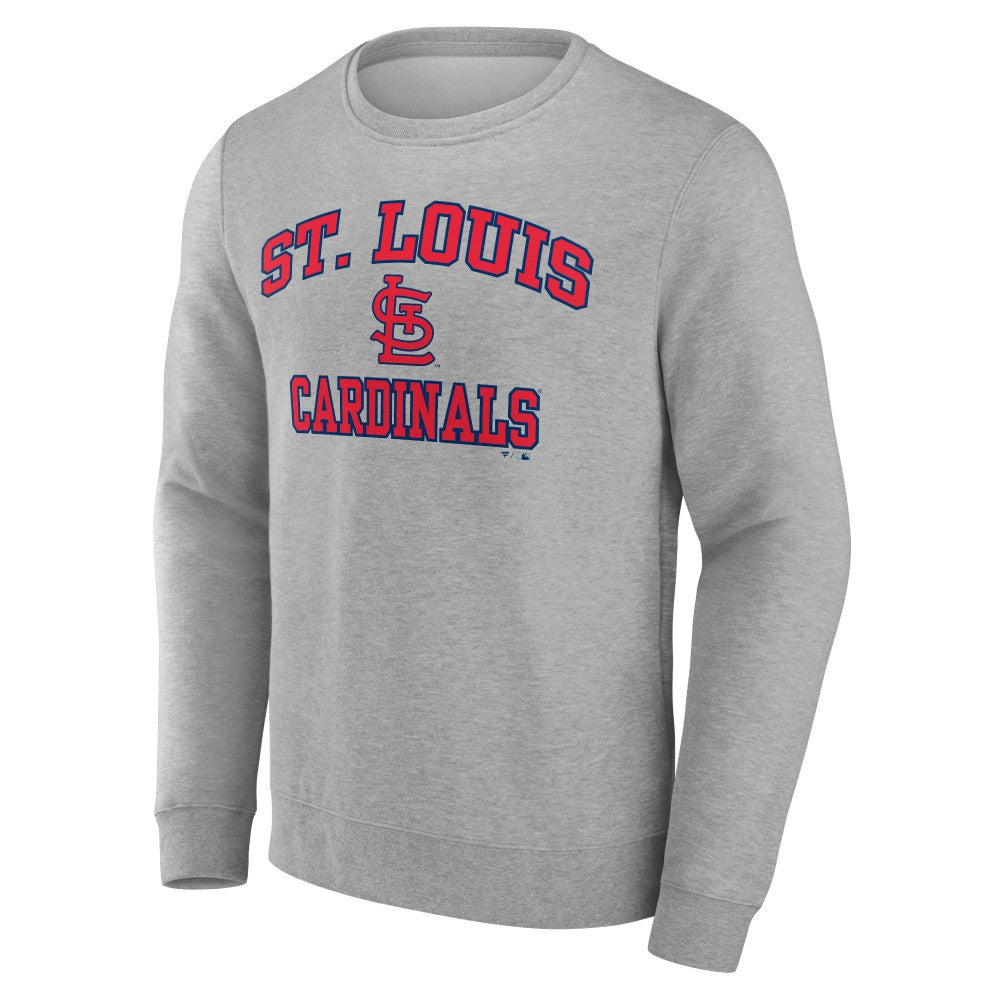 Heather Gray St. Louis Cardinals Heart & Soul Pullover Sweatshirt