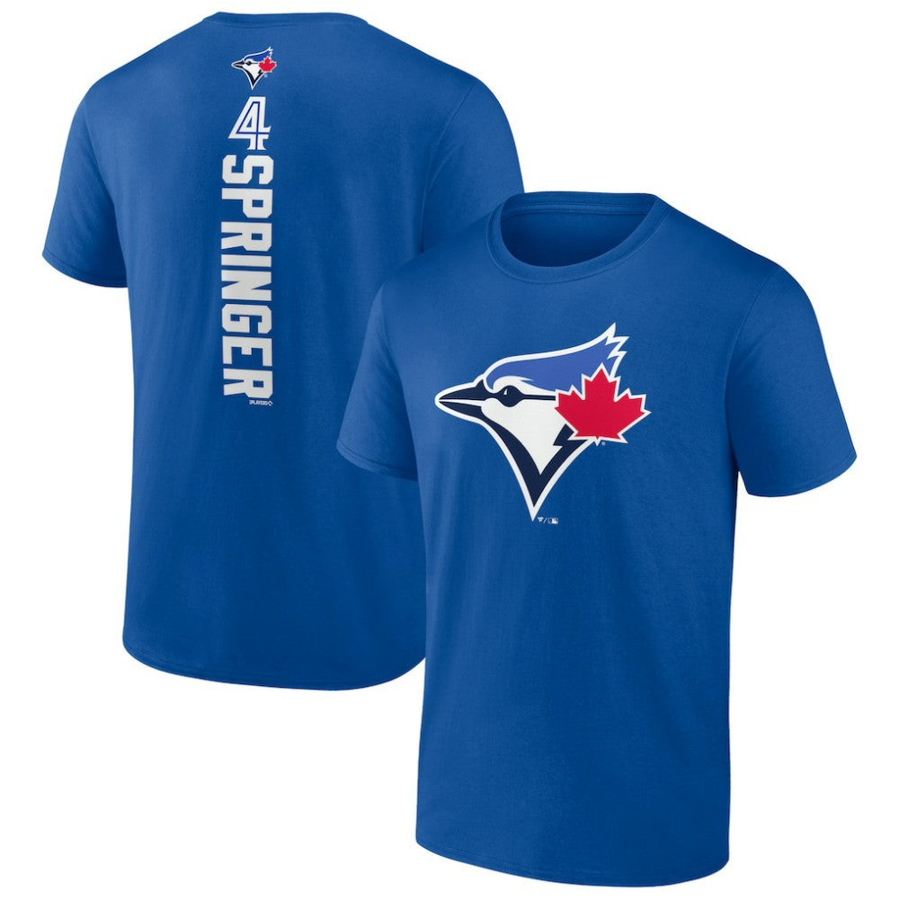 Royal George Springer Toronto Blue Jays Playmaker Name & Number T-Shirt