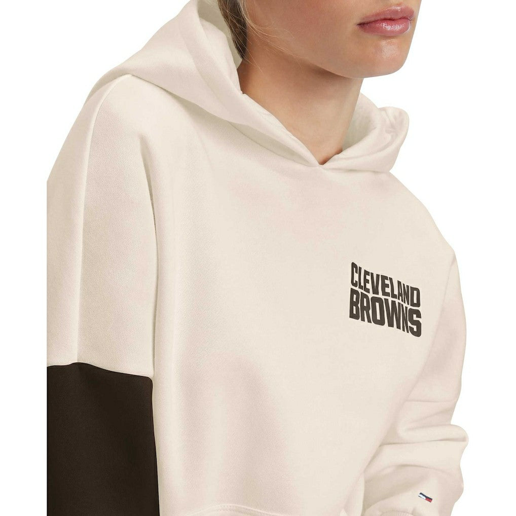 Tommy Hilfiger Women's Harriet Pullover Hoodie - Cleveland Browns Hoodies